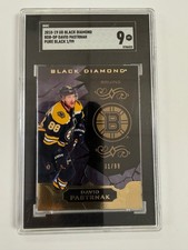2018-19 UD BLACK DIAMOND BDB-DP DAVID PASTRNAK PURE BLACK 1/99 SGC 9