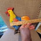 Rooster Decor, Metal, Standing, Multicolored, 9-1/2" tall — photo 4