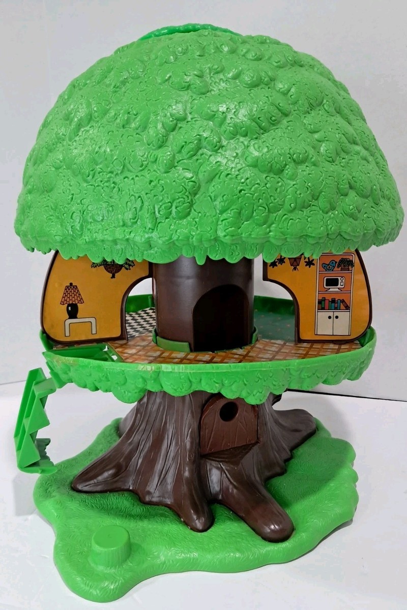 Vintage 1975 GMFGI Kenner Tree Tots Family Tree House Playset Toy With  Stairs