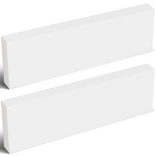 2 Pcs HDPE Plastic Block 1" X 4" X 12", Polyethylene Solid Plastic