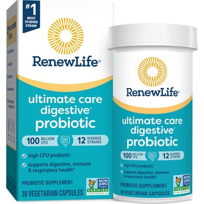 Renew Life Adult Probiotic - Ultimate Flora Ultimate Care Probiotic Supplement -
