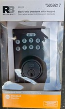 RELIABILT Electronic Keypad Deadbolt Door Lock 5059217 MATTE BLACK NEW