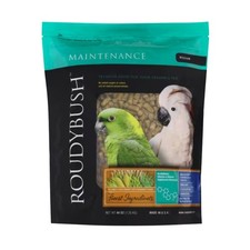 RoudyBush Daily Maintenance Bird Food, Medium Pellets, 44 oz 44 Ounces