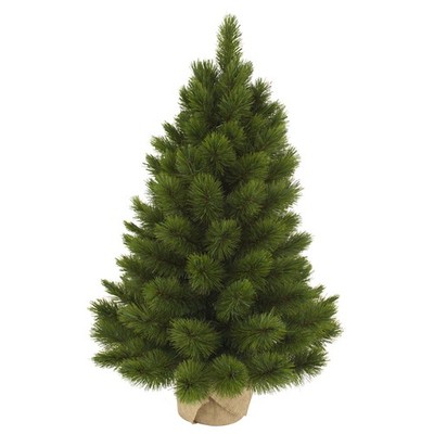 Triumph Tree Camden Künstlicher Weihnachtsbaum in Jutesack - H60 x Ø43 cm - Grün
