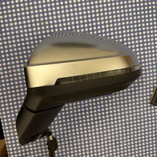 Audi A5 S5 8W  Left Side  Wing Mirror With Camera Blind Spot 15PIN Aluminium