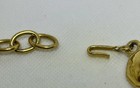 Necklace Vintage Gold Tone Round Hammered Choker Chunky Statement Fashion  — photo 7