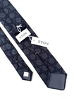 ETON tie. NEW. Thin tie.  Made In Italy. 70% Silk 30% Wool. Authentic.