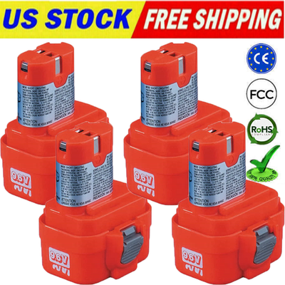 9.6 VOLT 4.8AH NIMH BATTERY FOR MAKITA 9100 9120 9122 9133 9134