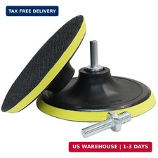 2 Pack 5 Inch Hook and Loop Backing Pad, Sander Polisher Buffer Plate with M10