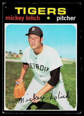 1971 Topps Set-Break #133 Mickey Lolich, VGEX , (HUCK'S)