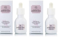 2x The Body Shop  Drops Of Light Healthy Brightening Serum 30ml new in box