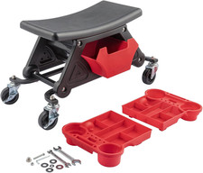 Carrello Ruote Officina Lavoro Meccanico Sedile Sgabello Garage Seggiolino Moto