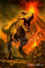 Tyranossaurus (T-Rex) Dinosaur Poster 11 x 17 Printed on 80# Semi Gloss Paper