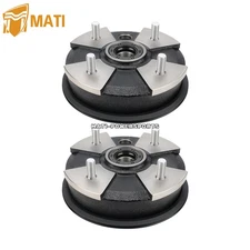 2X Front Brake Drums Wheel Hub for Honda Recon 250 TRX250TE 2002-2024 44600-HM8