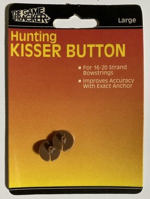 Game Tracker Kisser Button 2 Pack - Compound Bows Archery Hunting Shooting NOS