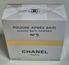 NEW sealed Vintage Chanel No. 5 Luxury Bath Powder Paris New York 150g 5.3 Oz