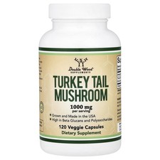 Turkey Tail Mushroom, 120 Veggie Capsules 500 mg per Capsule 