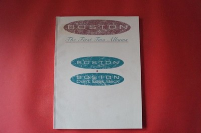 Boston - The first two Albums .Songbook Notenbuch .Piano Vocal Guitar PVG