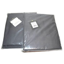NEW Set of 2 Solid Gray Curtain Panels 54"x 84" - Threshold