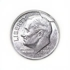 2006 P Roosevelt Dime Retained Die Break Cud Error Coin Circulated Uncertified