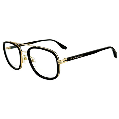 Marc Jacobs Marc 515 Mens Metal Eyeglass Frame 807 Black Gold 54-21 w Case