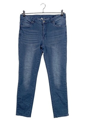 BLUE SEVEN Skinny Jeans Damen Jeans Gr. DE 42 blau Casual-Look
