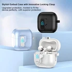For Huawei FreeClip 2 Earbuds Case with Stand Protective Case with Magnetic Lock
