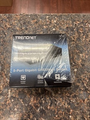 TRENDnet 5-PORT Gigabit GREENnet Switch TEG-S50g - New In Box