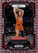 2024 Panini Prizm Monopoly WNBA #1 Veronica Burton Dice Prizms