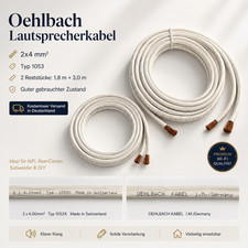 Oehlbach Lautsprecherkabel 2x4 mm²