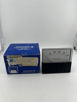 #ad Yokogawa GE Panel Meter 0–100 Inches Analog Gauge Used Test Equipment $79.99