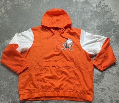 Cleveland Browns Nike Fan Gear Historic Anorak Quarter Pullover Jacket 3XL