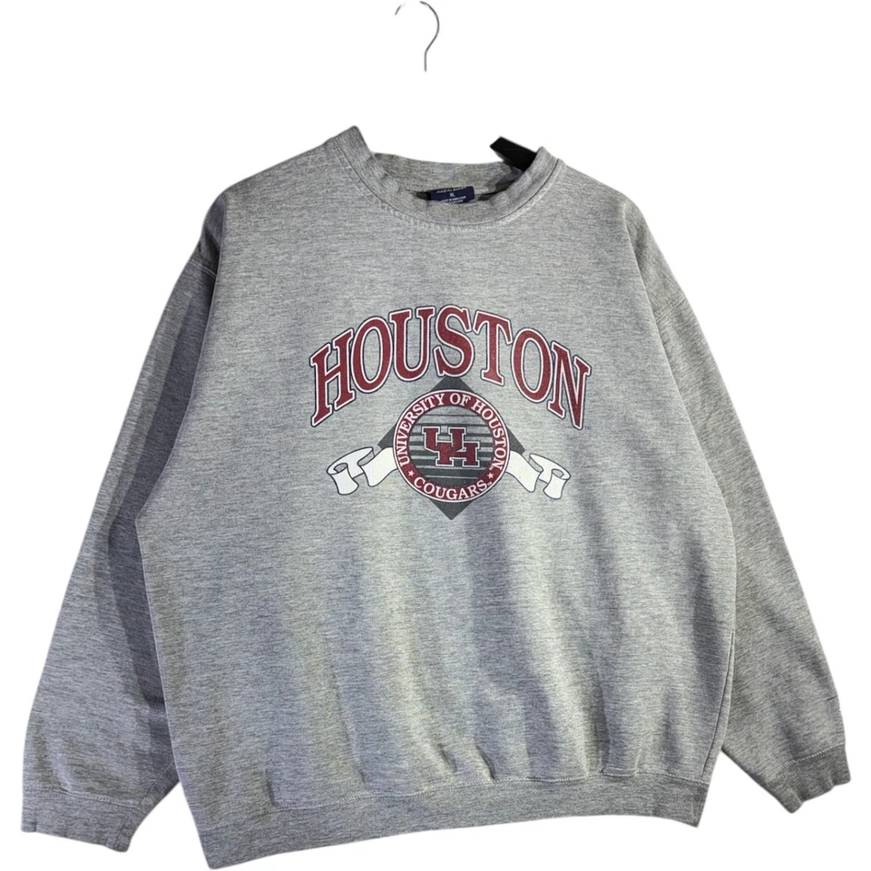 De colección University of Houston Cougars NCAA Gráfico Cuello Redondo Gris Para Hombres XL Foto 4 de 4