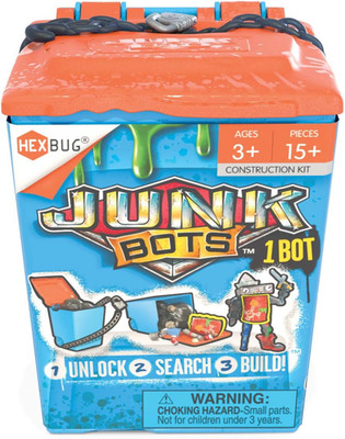 HEXBUG 480-6841 Junkbots-Trash Bin Assortment Kit-Surprise Every Box LOL with Bo