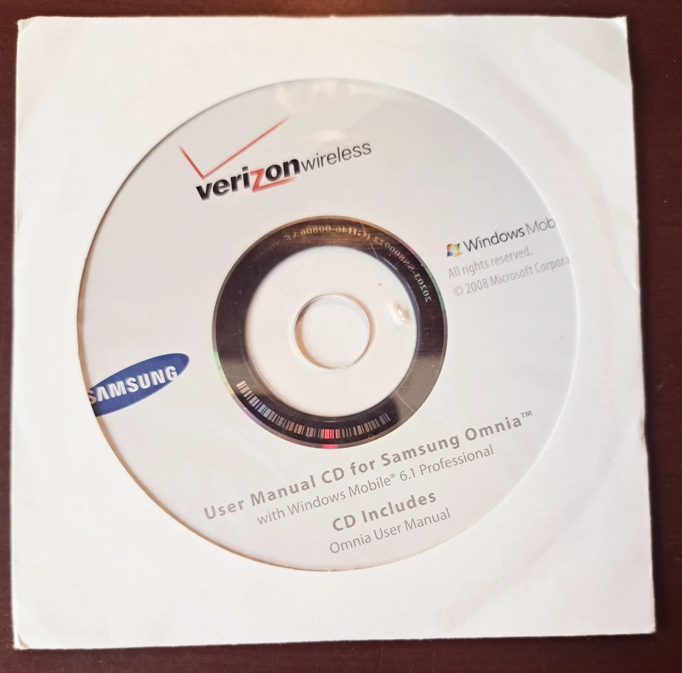 Verizon Wireless Samsung Omnia w/Windows Mobile 6.1 Pro Media - Image 4 of 4