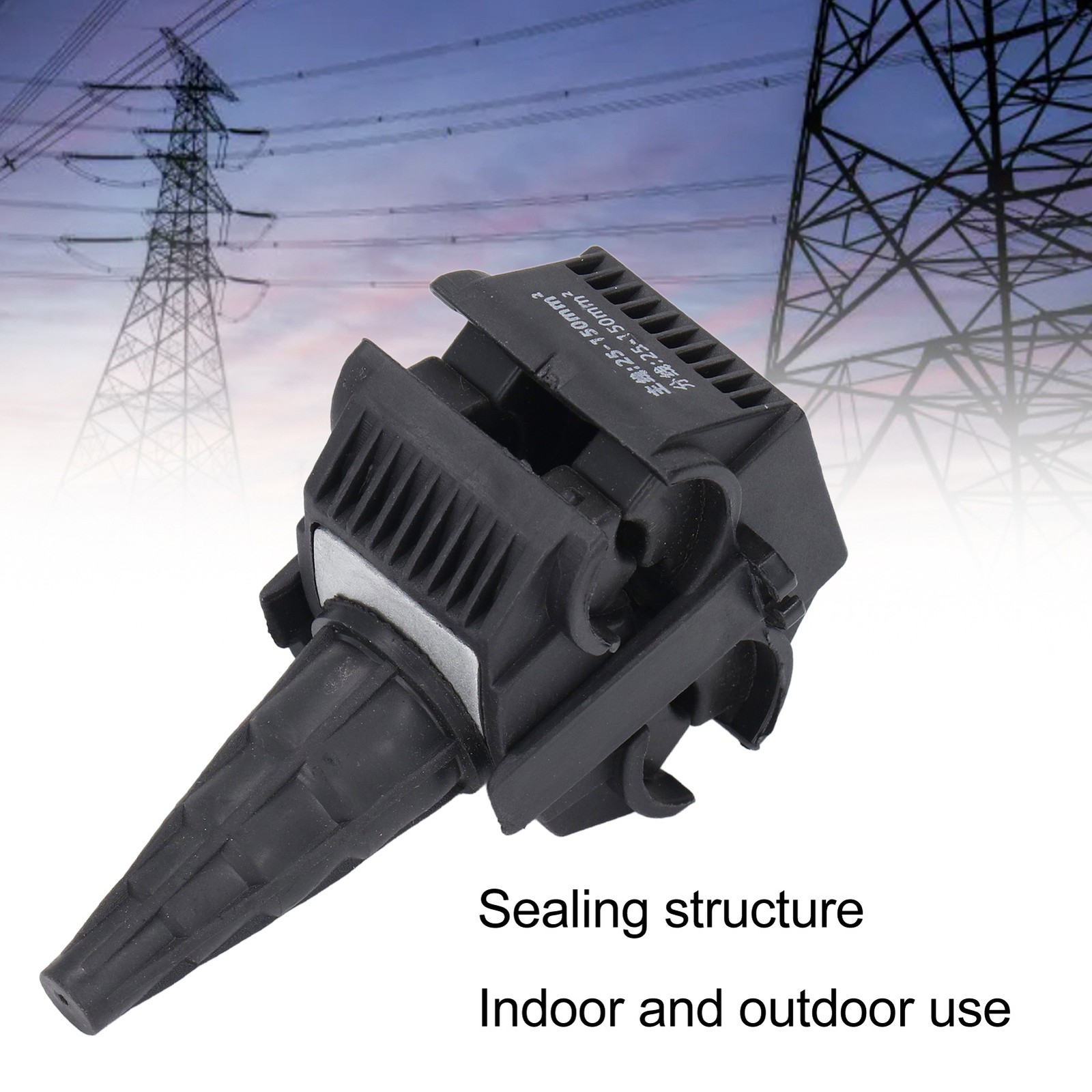2Pcs 1KV Multi Cable Connector Non Peeling High Low Voltage Grounded Insulated