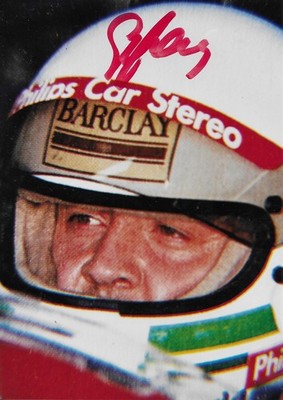 Original Handsigned Autograph Stefano Modena Team Jordan 1992