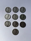 Mercury Dimes lot of 10 Mostly fine to XF