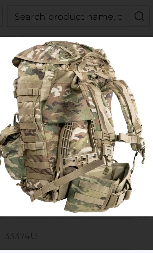 Molle 4000 OCP LARGE II RUCKSACK MULTICAM 战场包套装 Propper Army USGI AA — 第 4/4 张图片