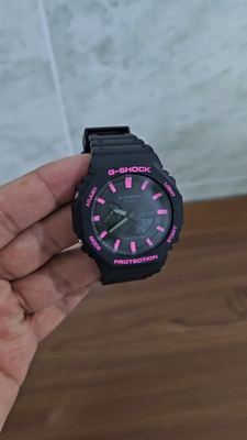 Custom Casio G-Shock GA-2100 Pink Accent Edition – Original Base