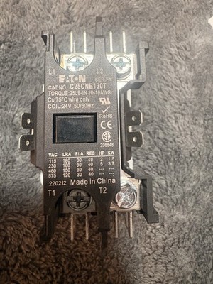 Eaton C25END430A 120V Definite Purpose Contactor