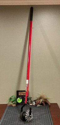 Ace, Steel Dual-Wheeled, Rotary Edger fiberglass handle 