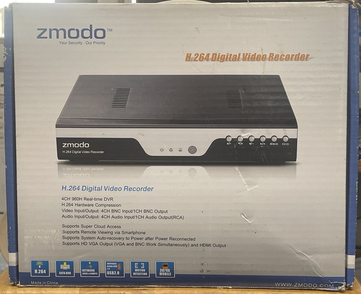 zmodo wired security camera system H.264 Digital Video Recorder