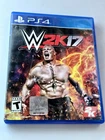 WWE 2K17 (Sony PlayStation 4, 2016) - Complete with Case, Disc, and Manual - PS4