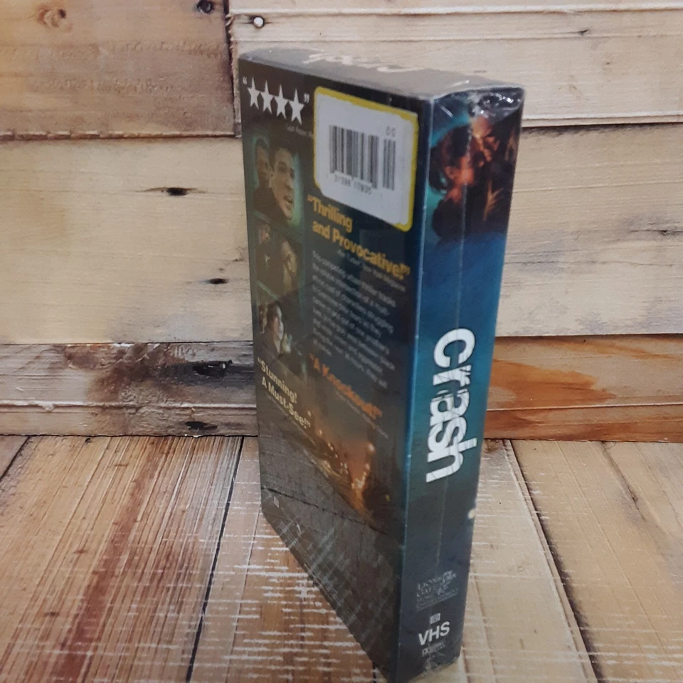 Crash VHS Sealed Sandra Bullock Don Cheadle Drama Oscar Winner Thriller Foto 3 de 4