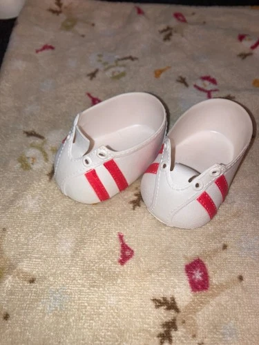 Vintage Cabbage Patch Kids/Tootsy/Doll Red Stripe Tennis Shoes