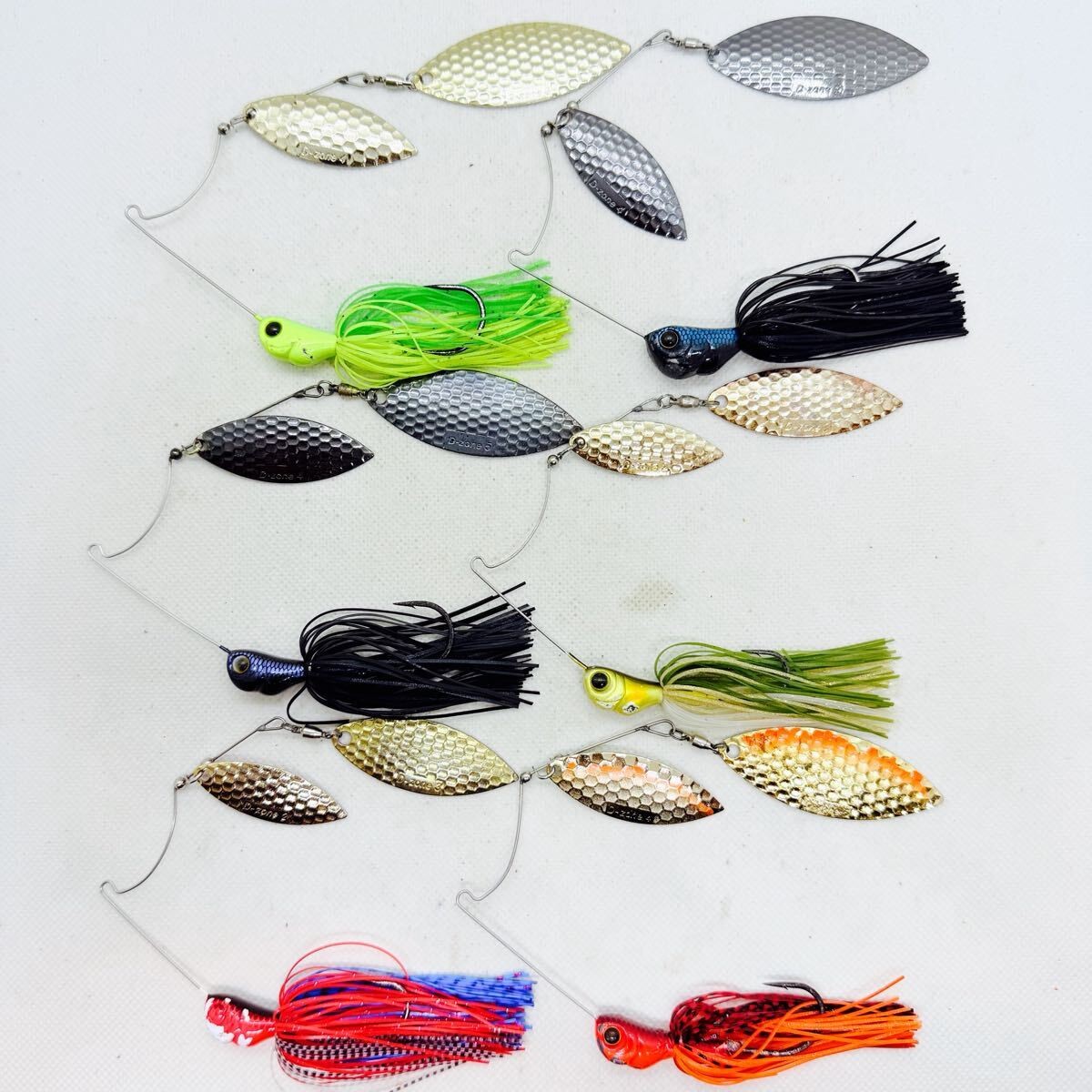 EERGREEN O D-ZONE Spinnerbait 6 piece set Actual measurement - Image 2