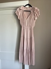 Ulla Johnson Women's Blaire Midi Dress Rose Size 2 Worn Once Excellent Cond.