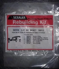 SEXAUER Rebuilding Kit 083477 SAY-3.  Sayco Deck Type & Concealed Sink Fittings