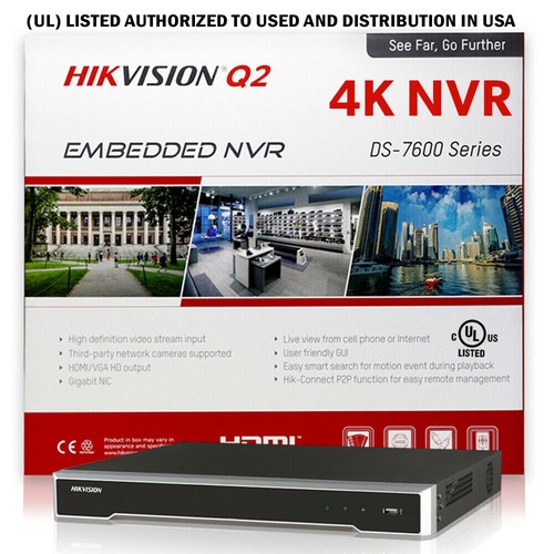 Hikvision 8CH IP Security Camera System PoE Outdoor 6MP Built In Audio lot - Picture 3 of 23